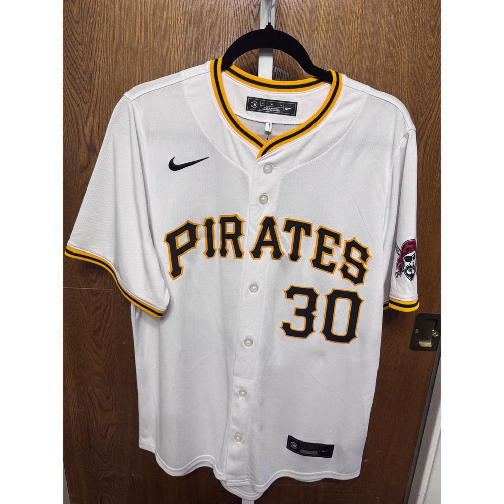 Nike Pittsburgh Pirates Paul Skenes #30 White Home Jersey Mens Medium T7LM-PTHO